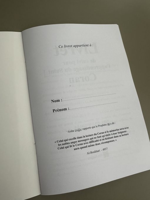 CARNET DE SUIVIS (apprentissage et revision) – Image 2